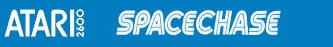 Space Chase logo for Atari 2600
